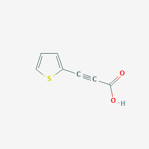 molecular formula C7H4O2S B3328555 3-(噻吩-2-基)丙-2-炔酸 CAS No. 4843-44-1