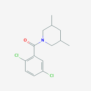molecular formula C14H17Cl2NO B332858 1-(2,5-Dichlorobenzoyl)-3,5-dimethylpiperidine 