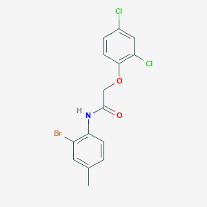 molecular formula C15H12BrCl2NO2 B332866 N-(2-bromo-4-methylphenyl)-2-(2,4-dichlorophenoxy)acetamide 
