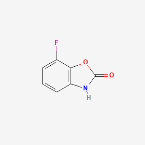 molecular formula C7H4FNO2 B3328683 7-fluorobenzo[d]oxazol-2(3H)-one CAS No. 509147-83-5