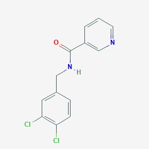 molecular formula C13H10Cl2N2O B332870 N-(3,4-dichlorobenzyl)nicotinamide 