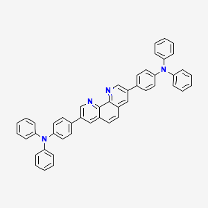 molecular formula C48H34N4 B3328745 3,8-双[4-(二苯氨基)苯基]-1,10-菲咯啉 CAS No. 515822-78-3