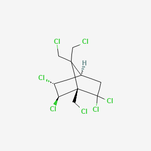 molecular formula C10H11Cl7 B3328754 2,2,5-endo,6-exo,8,9,10-Heptachlorobornane CAS No. 51775-36-1