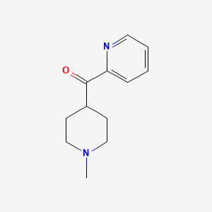 molecular formula C12H16N2O B3328758 6-(1-Methylpiperidin-4-ylcarbonyl)-pyridine CAS No. 517875-04-6