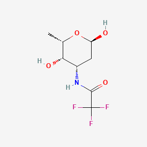 3-(Trifluoroacetylamino)-2,3,6-trideoxy-alpha-L-lyxo-hexopyranose