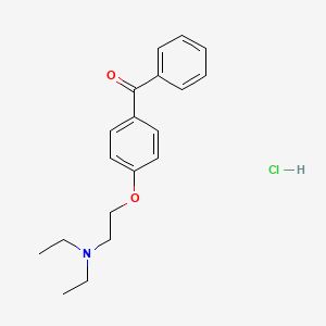 [4-[2-(Diethylamino)ethoxy]phenyl]-phenylmethanone;hydrochloride