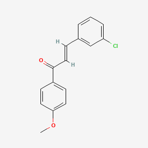 3-(3-Chlorophenyl)-1-(4-methoxyphenyl)prop-2-en-1-one