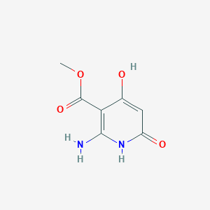 molecular formula C7H8N2O4 B3328839 Methyl 2-amino-4,6-dihydroxynicotinate CAS No. 523992-26-9