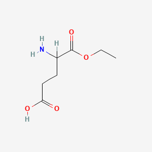 molecular formula C7H13NO4 B3328841 4-Amino-5-ethoxy-5-oxopentanoic acid CAS No. 52454-78-1