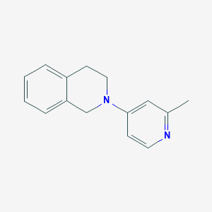 molecular formula C15H16N2 B3328847 Isoquinoline, 1,2,3,4-tetrahydro-2-(2-methyl-4-pyridinyl)- CAS No. 524718-04-5