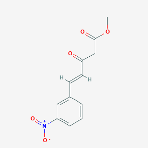 4-Pentenoic acid, 5-(3-nitrophenyl)-3-oxo-, methyl ester