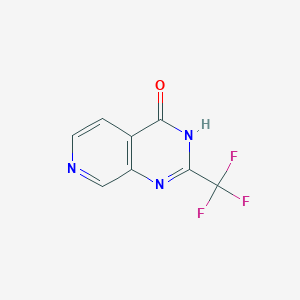 molecular formula C8H4F3N3O B3328877 2-(Trifluoromethyl)-pyrido[3,4-d]pyrimidin-4(3H)-one CAS No. 52833-58-6
