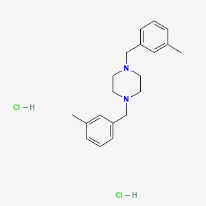 molecular formula C20H28Cl2N2 B3328918 1,4-Bis(3-methylbenzyl) piperazine dihydrochloride CAS No. 5321-65-3