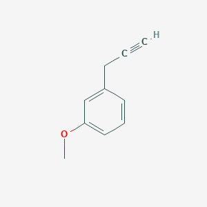 molecular formula C10H10O B3328959 1-Methoxy-3-(prop-2-YN-1-YL)benzene CAS No. 53799-94-3