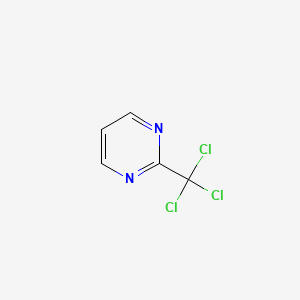molecular formula C5H3Cl3N2 B3328993 Trichloromethylpyrimidine CAS No. 54198-86-6