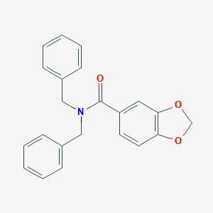 molecular formula C22H19NO3 B332900 N,N-dibenzyl-1,3-benzodioxole-5-carboxamide 