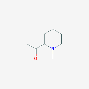 molecular formula C8H15NO B3329042 1-(1-Methylpiperidin-2-yl)ethanone CAS No. 54969-36-7