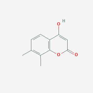molecular formula C11H10O3 B3329056 4-Hydroxy-7,8-dimethylcoumarin CAS No. 55004-75-6
