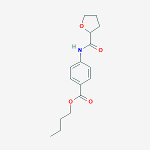 molecular formula C16H21NO4 B332912 4-[[氧代(2-氧代环己基)甲基]氨基]苯甲酸丁酯 