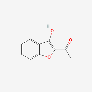 B3329164 1-(3-Hydroxybenzofuran-2-yl)ethanone CAS No. 5556-33-2