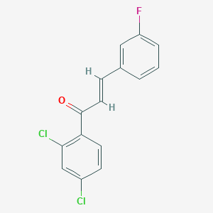 (2E)-1-(2,4-Dichlorophenyl)-3-(3-fluorophenyl)prop-2-en-1-one