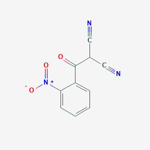 molecular formula C10H5N3O3 B3329256 (2-Nitrobenzoyl)propanedinitrile CAS No. 56741-92-5