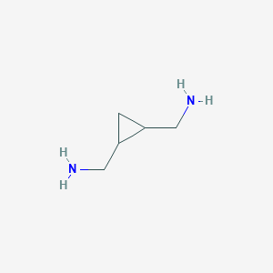 molecular formula C5H12N2 B3329261 Cyclopropane-1,2-diyldimethanamine CAS No. 5687-82-1