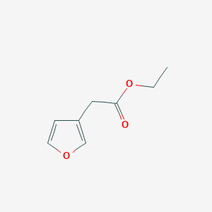 molecular formula C8H10O3 B3329294 Ethyl 2-(furan-3-yl)acetate CAS No. 57393-62-1