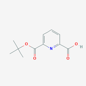 molecular formula C11H13NO4 B3329306 6-(tert-Butoxycarbonyl)picolinic acid CAS No. 575433-76-0