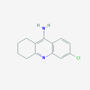 molecular formula C13H13ClN2 B3329314 6-Chloro-1,2,3,4-tetrahydroacridin-9-amine CAS No. 5778-84-7