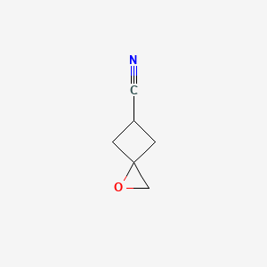 molecular formula C6H7NO B3329331 (E)-1-Oxaspiro[2.3]hexane-5-carbonitrile CAS No. 578715-79-4