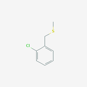 molecular formula C8H9ClS B3329341 2-Chlorobenzyl methyl sulfide CAS No. 57984-15-3