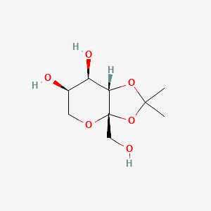 molecular formula C9H16O6 B3329345 beta-d-Fructopyranose, 2,3-O-(1-methylethylidene)- CAS No. 58238-46-3
