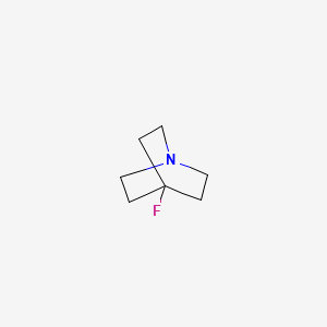 molecular formula C7H12FN B3329396 4-Fluoroquinuclidine CAS No. 59082-60-9