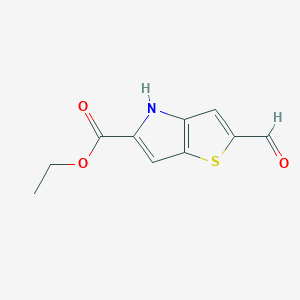 ethyl 2-formyl-4H-thieno[3,2-b]pyrrole-5-carboxylate