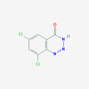 molecular formula C7H3Cl2N3O B3329495 6,8-Dichloro-1,2,3-benzotriazin-4(1h)-one CAS No. 60233-65-0