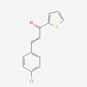 molecular formula C13H9ClOS B3329512 3-(4-Chlorophenyl)-1-(2-thienyl)-2-propen-1-one CAS No. 6028-96-2