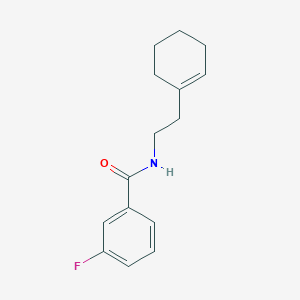 molecular formula C15H18FNO B332952 N-[2-(1-cyclohexen-1-yl)ethyl]-3-fluorobenzamide 