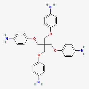 molecular formula C29H32N4O4 B3329544 1,3-Bis(4-aminophenoxy)-2,2-bis[(4-aminophenoxy)methyl]propane CAS No. 60713-81-7