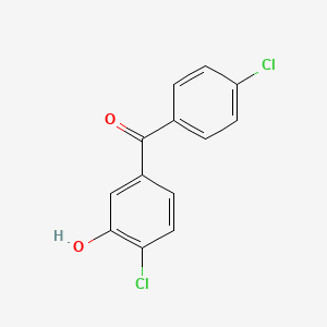 (4-Chloro-3-hydroxyphenyl)(4-chlorophenyl)methanone