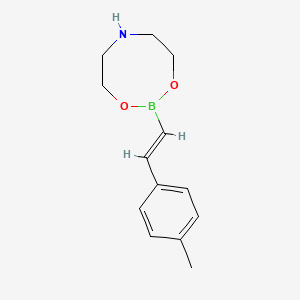 4-Methyl-beta-styrylboronic acid diethanolamine ester
