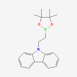 molecular formula C20H24BNO2 B3329584 2-(9H-Carbazolyl)ethylboronic acid pinacol ester CAS No. 608534-41-4