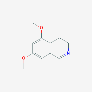 molecular formula C11H13NO2 B3329586 5,7-Dimethoxy-3,4-dihydroisoquinoline CAS No. 610261-08-0