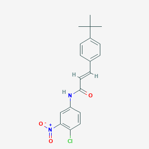 molecular formula C19H19ClN2O3 B332960 (2E)-3-[4-(tert-butyl)phenyl]-N-(4-chloro-3-nitrophenyl)prop-2-enamide 