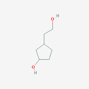 3-(2-Hydroxyethyl)cyclopentan-1-ol