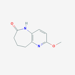 2-Methoxy-8,9-dihydro-5H-pyrido[3,2-b]azepin-6(7H)-one