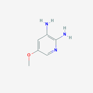 molecular formula C6H9N3O B3329652 5-甲氧基吡啶-2,3-二胺 CAS No. 618439-83-1