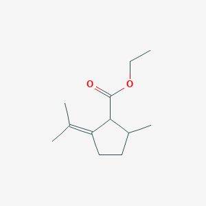Ethyl 2-methyl-5-propan-2-ylidenecyclopentane-1-carboxylate