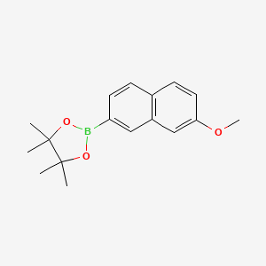 2-(7-Methoxynaphthalen-2-yl)-4,4,5,5-tetramethyl-1,3,2-dioxaborolane