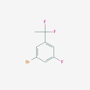 molecular formula C8H6BrF3 B3329734 1-Bromo-3-(1,1-difluoroethyl)-5-fluorobenzene CAS No. 627526-99-2